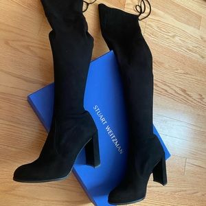 Stuart Weitzman Hiline Suede Over-the-Knee Boots